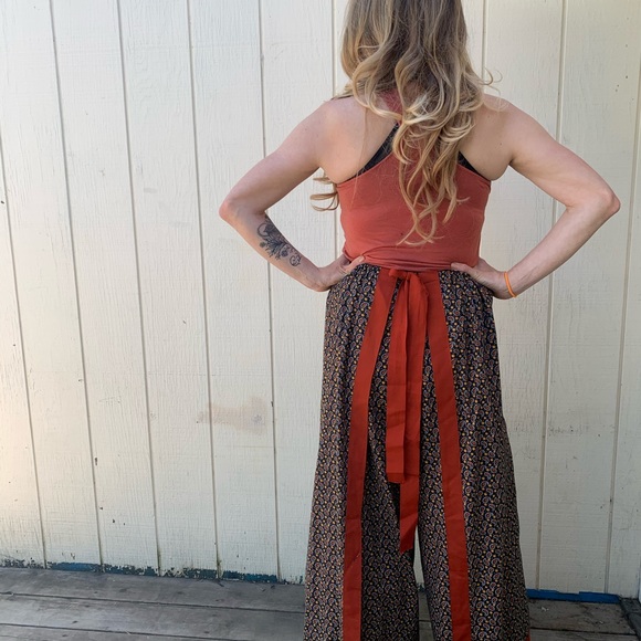 Handmade Vintage Wrap Pants - Picture 6 of 6
